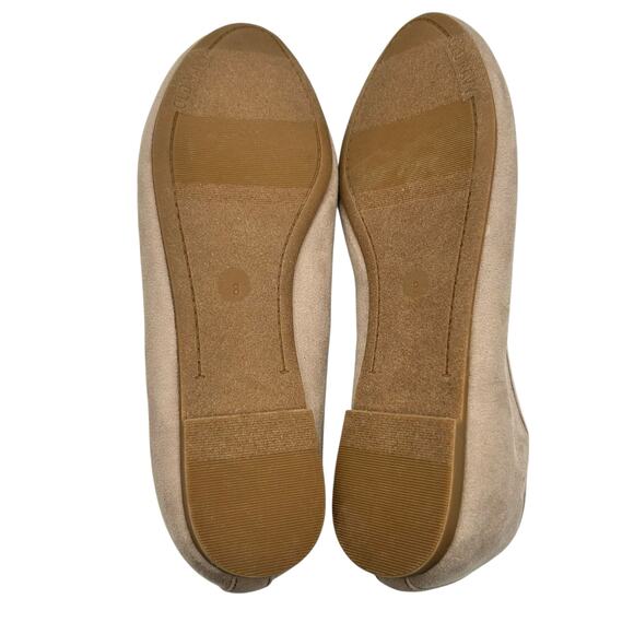 Old Navy Women's Blush Faux-Suede Pointy Ballet Flats Size 8‎ - Picture 10 of 11